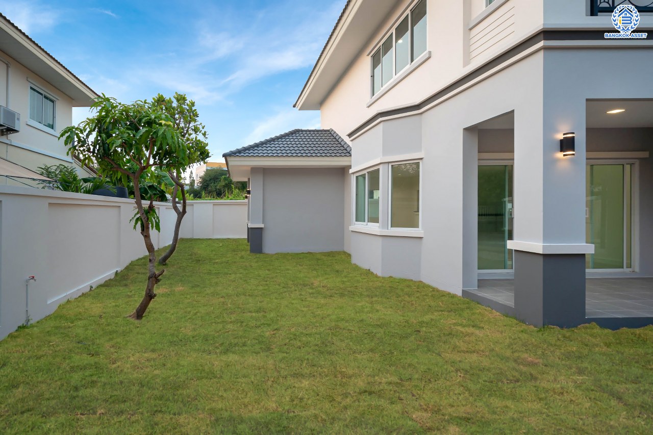 บ้านมือสองตกแต่งใหม่ โครงการ มัณฑิกา กาญจนาฯ-บางบอน รองรับทุกความสุข เนื้อที่ 108.6 ตร.ว. ฟังก์ชัน 3 ห้องนอน 3 ห้องน้ำ 2 ห้องอเนกประสงค์ จอดรถได้ 2 คัน บนทำเลใกล้รถไฟฟ้าสายสีน้ำเงิน "สถานีหลัก2" และจุดขึ้นทางด่วน "พระราม2" และ The Mall บางแค